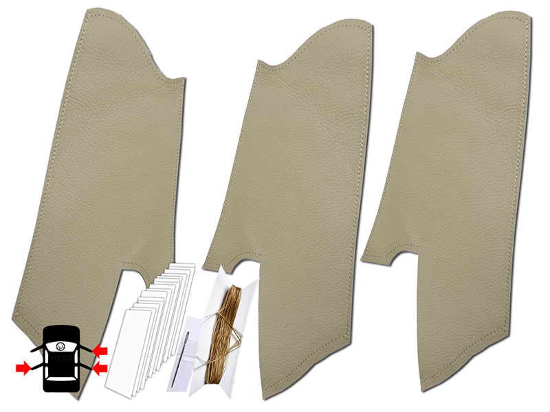 BMW X5 & X6 Leather door handle cover set